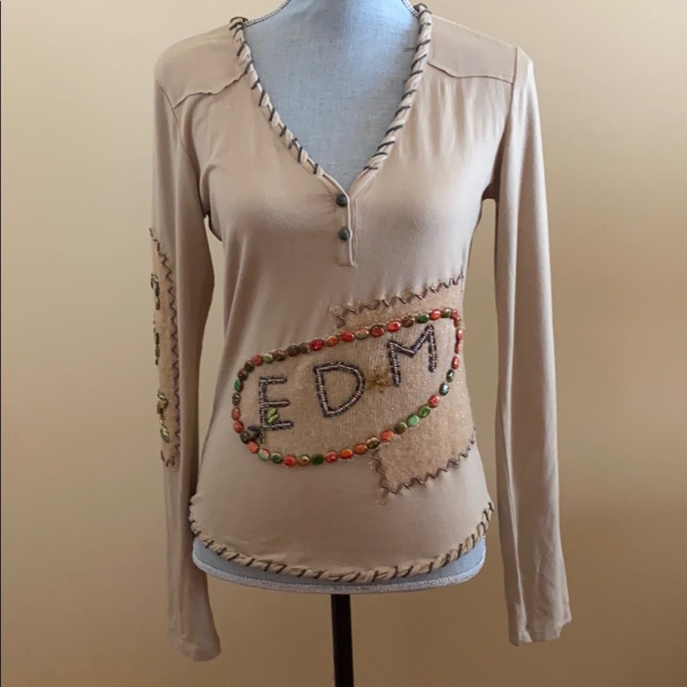 Beige top